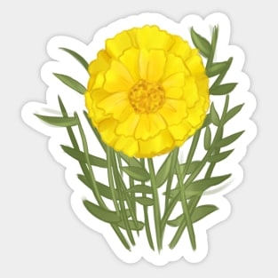 Marigold Sticker